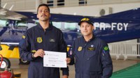 PRF forma novos pilotos policiais de aeronave de asa fixa