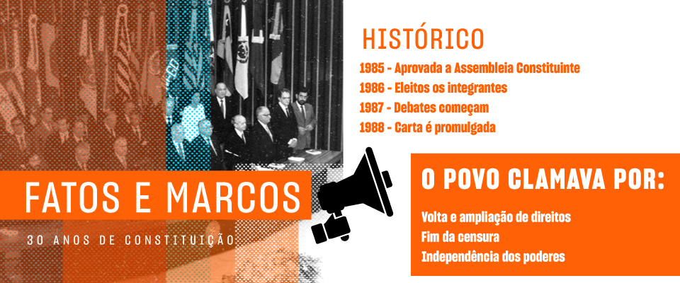 Fatos e marcos dos 30 anos de Constituição