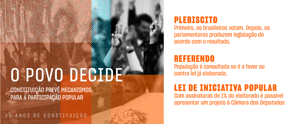 Entenda a diferença entre plebiscito, referendo e lei de iniciativa popular