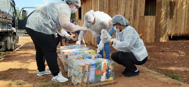 Funai entrega 4,3 mil cestas básicas a aldeias indígenas no Rio Grande do Sul