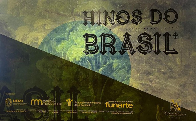 Exposição com partituras originais de hinos brasileiros é parte das comemorações do Bicentenário da Independência