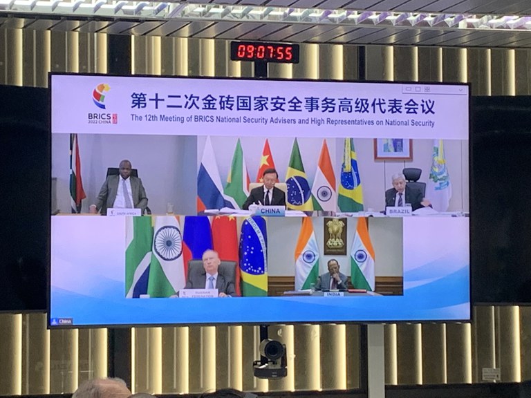 Governo Federal participa da XII Reunião de Conselheiros de Segurança Nacional do BRICS