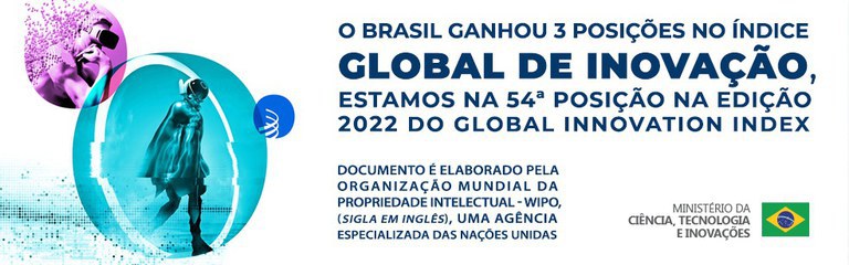 Brasil ganha três posições no ranking global de inovação