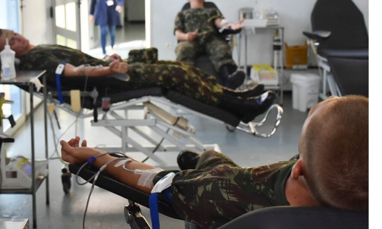 Somente no primeiro dia, foram coletadas 116 bolsas de sangue