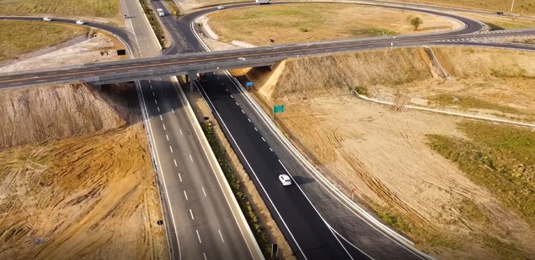 Nova interseção em trecho da BR-116, em Santanópolis (BA), dará mais segurança ao tráfego da região
