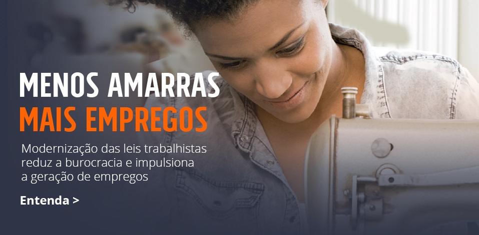 Menos amarras mais empregos