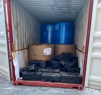 Receita Federal localiza 730 kg de cocaína em carga de exportação no Porto de Santos