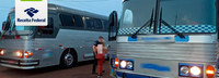 Receita Federal retém cinco ônibus de turismo com contrabando no oeste paranaense