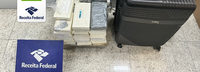 Receita Federal detecta quase 100 kg de cocaína em bagagens no Aeroporto de Guarulhos