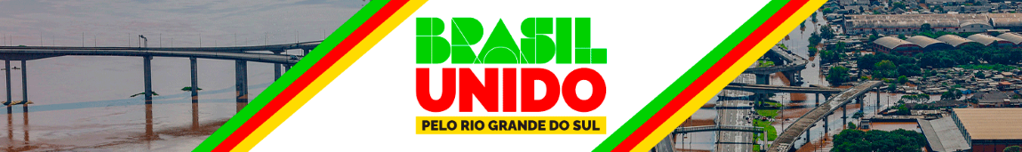 Imagem de apoio - Banner Brasil Unido pelo RS