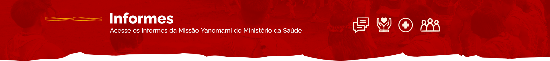 Acesse as notícias sobre Yanomami do Ministério da Saúde