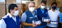 Ministério da Saúde entrega 600 mil testes para Maranhão monitorar variante do coronavírus