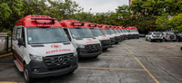 Ministério da Saúde entrega 20 novas ambulâncias a municípios de São Paulo para ampliar atendimento da população