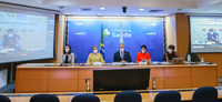 Queiroga destaca fortalecimento do SUS e campanha de vacinação contra a Covid-19 em reunião com ministros da Saúde do BRICS