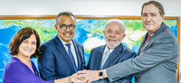 Presidente Lula e diretor-geral da OMS tratam de temas estratégicos para o Brasil