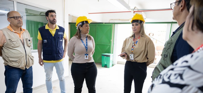 Ministério da Saúde Verifica Andamento das Obras da Cozinha do Hospital do Andaraí