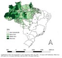 Mapa de risco por município de infecção, Brasil, 2014