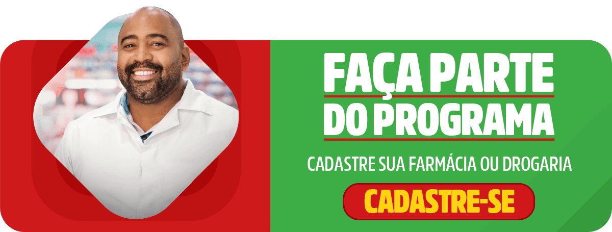 Faça parte do programa, cadastra-se sua farmácia ou drograria