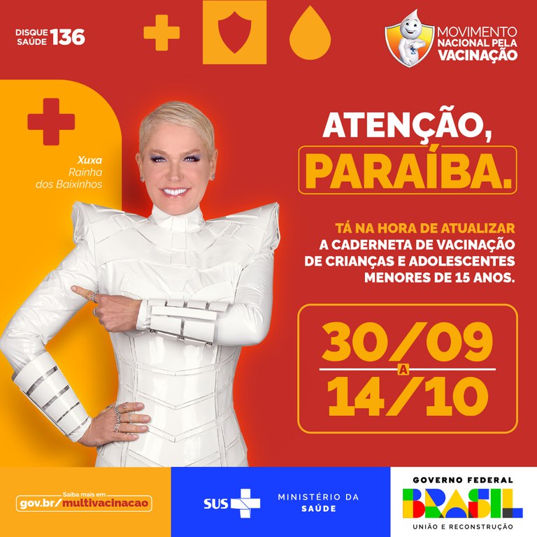 Card - Pré Dia D - Campanha de Multivacinação na Paraíba - 1080x1080px .jpg  — Ministério da Saúde