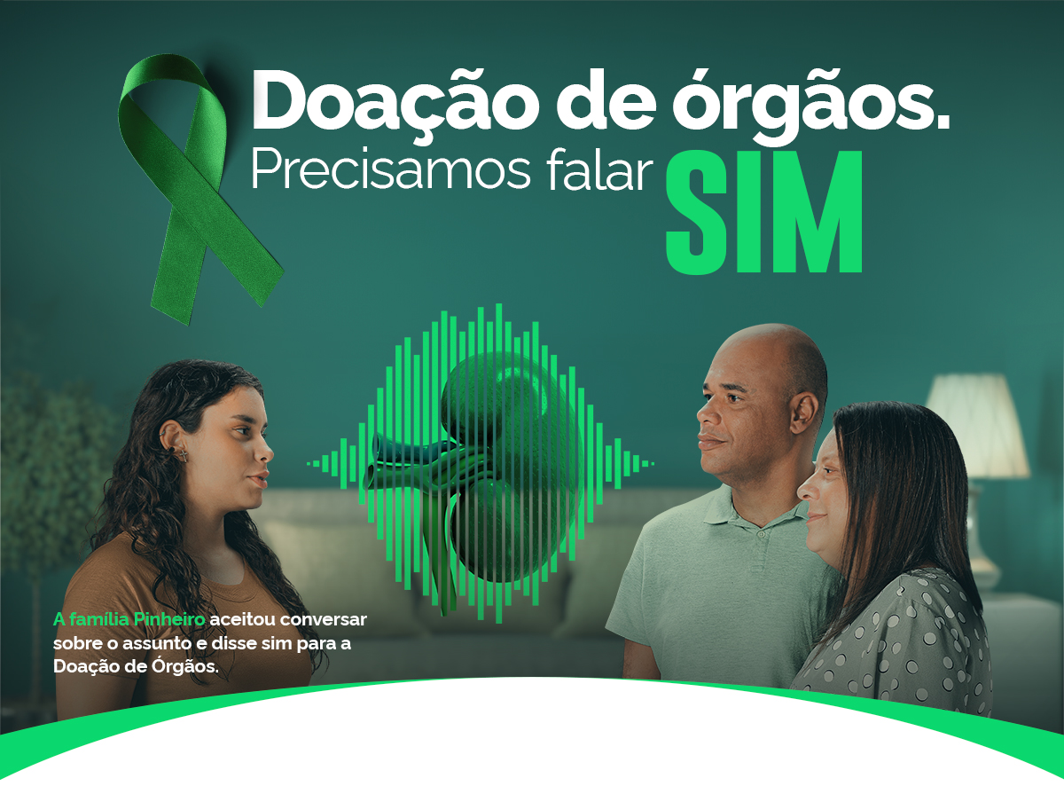 Doação de órgãos. ´Precisamos falar sim.