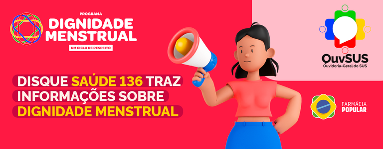 Programa Dignidade Menstrual — Ministério Da Saúde