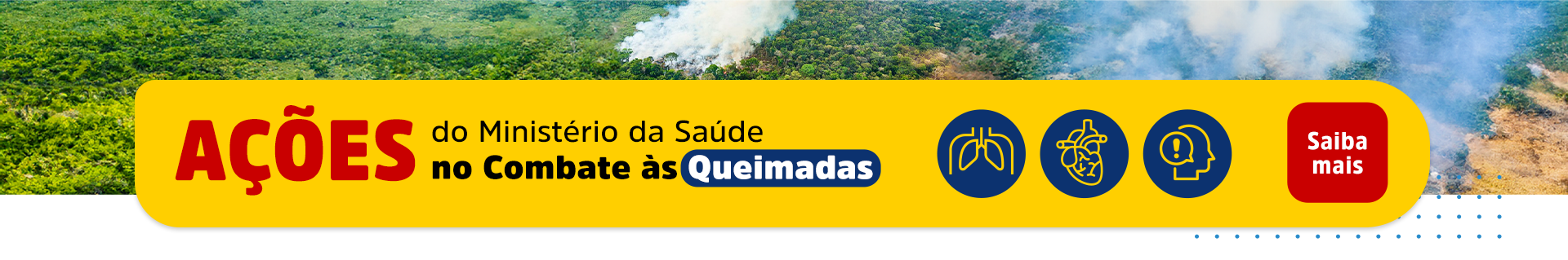 Ações do Ministério da Saúde no Combate às Queimadas - Saiba mais