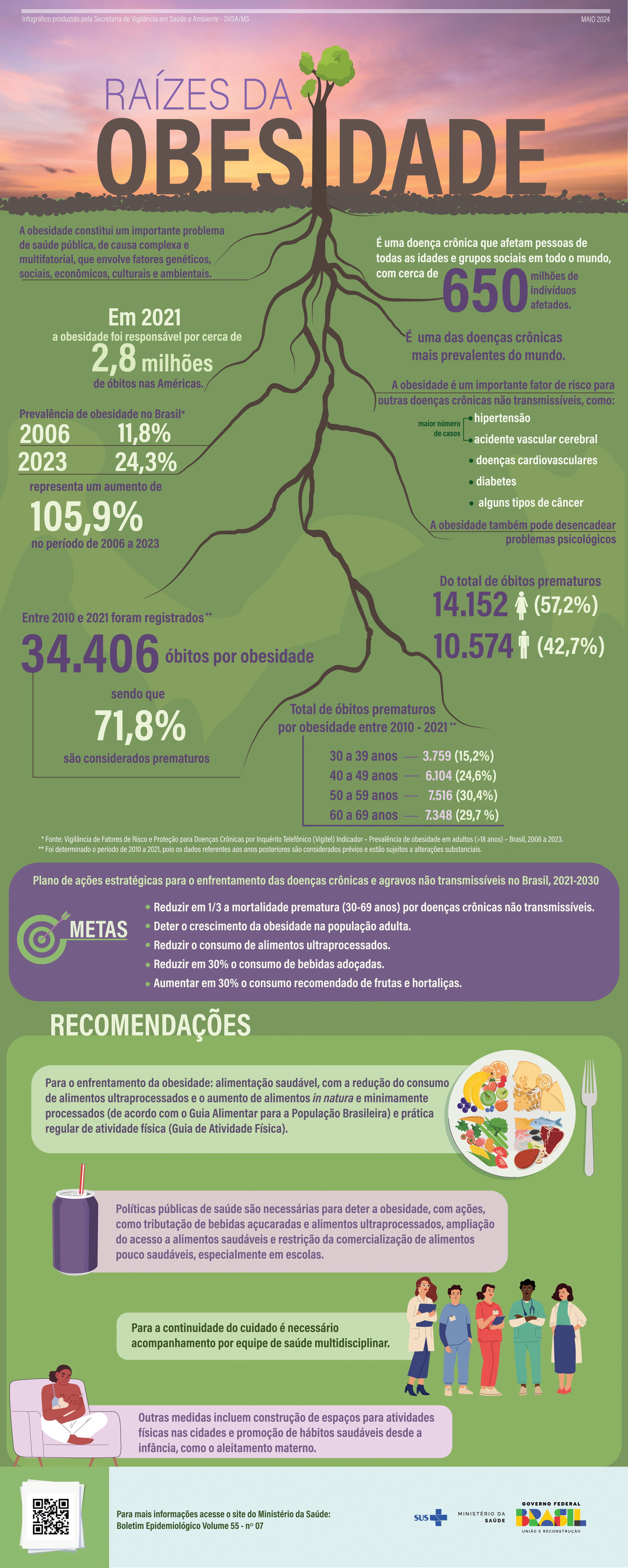 Infográfico - Raízes da Obesidade