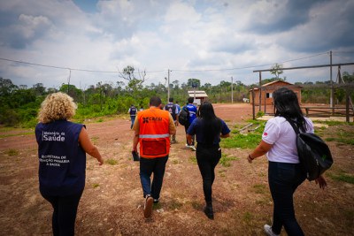 Técnicos analisam impactos da seca em Bom Jesus do Tocantins (PA)