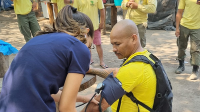 FN do SUS e profissionais de saúde apoiam brigadistas no Tocantins