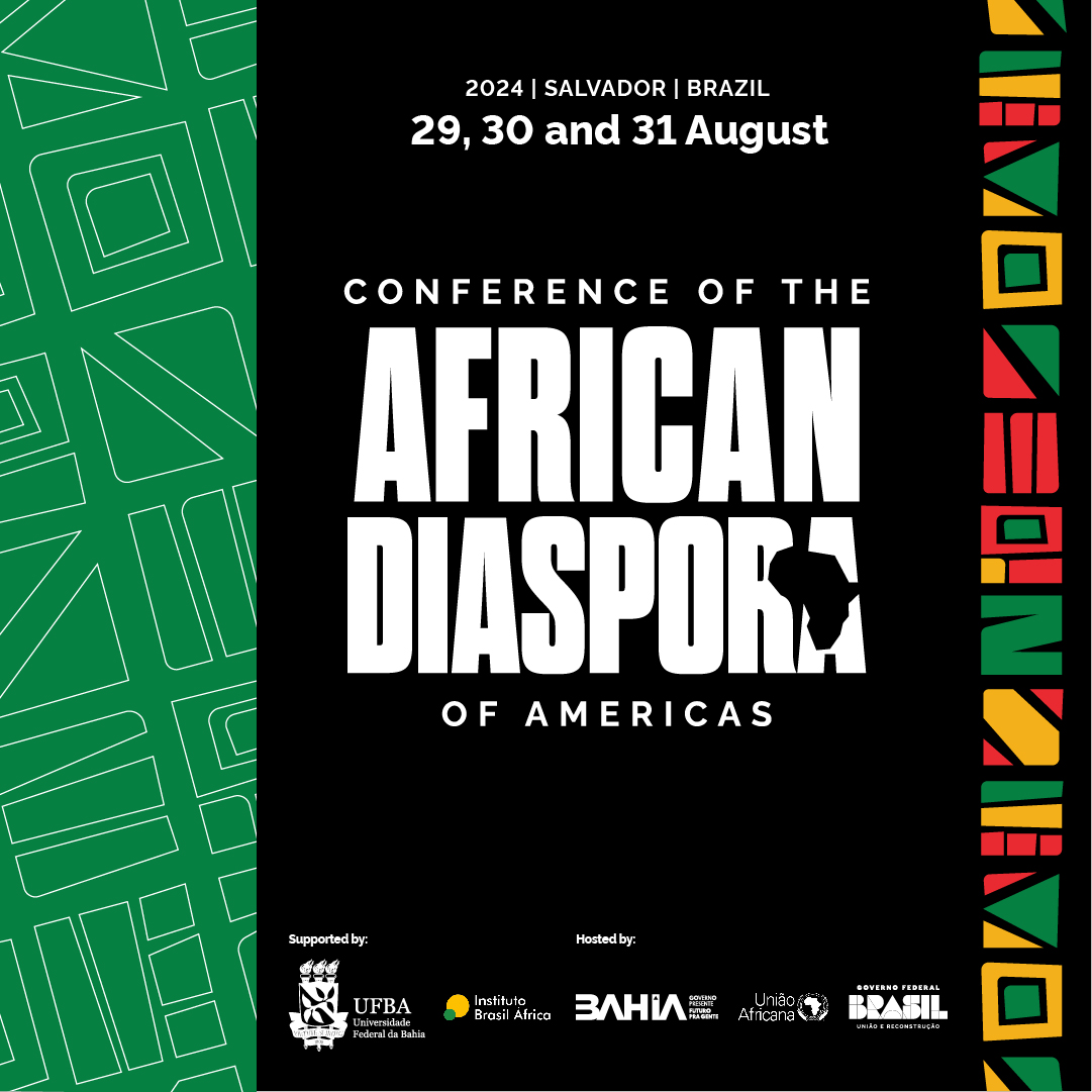 Conference of the African Diaspora in the Americas starts this Thursday, 29, in Salvador