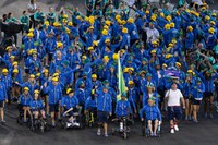 Brazil livens up Champs-Élysées at Paralympic Games opening