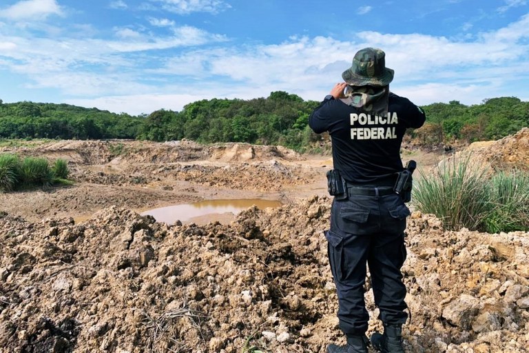 Operação da Polícia Federal na TI Yanomami