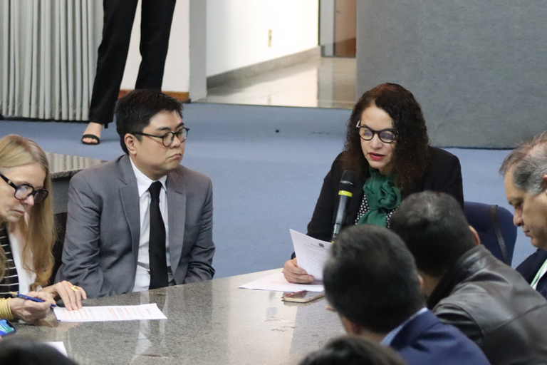 Minister Luciana Santos led delegation with members of Amazon Cooperation Treaty Organization to São José dos Campos (SP)