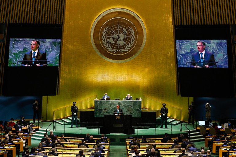 Discurso do Presidente da República, Jair Bolsonaro, na abertura da 76° Assembleia Geral da ONU