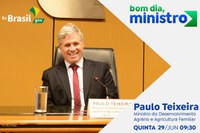Paulo Teixeira faz especial no “Bom dia, Ministro”, com Plano Safra da Agricultura Familiar