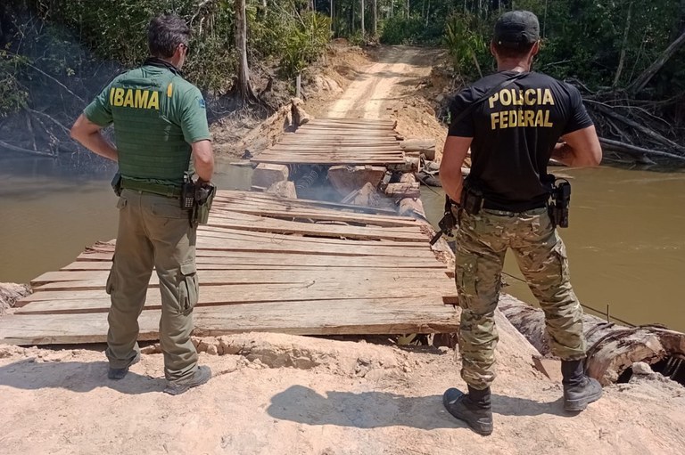 Operação da PF contra invasores