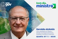 Geraldo Alckmin falará sobre a Nova Indústria Brasil no “Bom Dia, Ministro”