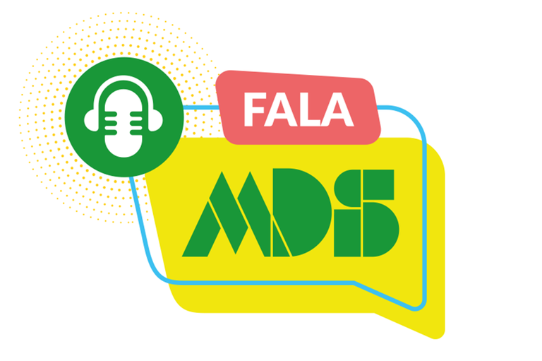 Identidade Visual do Podcast Fala MDS