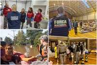 A missão humanitária da Força Nacional de Segurança no Rio Grande do Sul