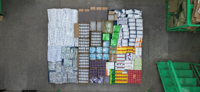 Ministério da Saúde já enviou 25 toneladas de medicamentos e insumos para atender a população