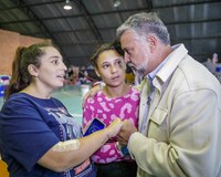 Ministros visitam prefeitos e abrigos e auxiliam em ações humanitárias