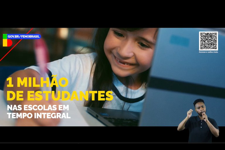 Reprodução de vídeo da Campanha Fé no Brasil - Educação