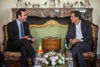 Haddad e ministro da Economia espanhol avançam debates sobre taxação dos super-ricos e acordo Mercosul-União Europeia