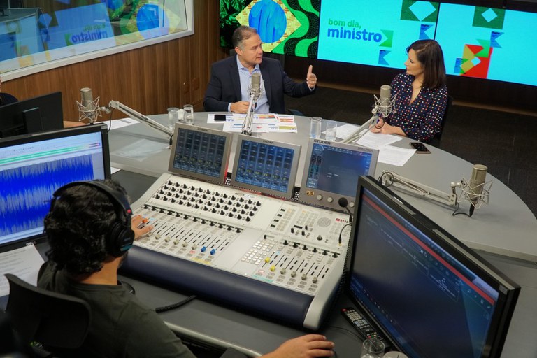 Ministro Renan Filho no programa Bom dia, Ministro