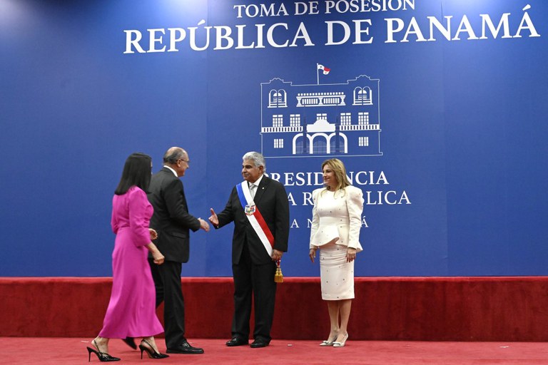 VPR Geraldo Alckmin e o presidente do Panamá, José Raúl Mulino