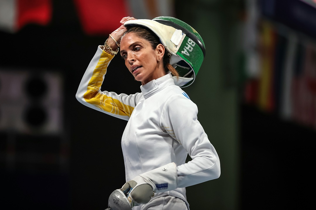 Nathalie Moellhausen viveu um drama pessoal, com fortes dores e eliminação na estreia em Paris 2024. Foto: Gaspar Nóbrega/COB