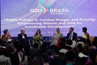 Políticas públicas de combate à fome com foco no empoderamento feminino em debate no G20