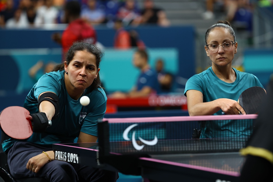 Catia e Joyce conquistaram vaga na semifinal e já garantiram medalha. Foto: Silvio Ávila/CPB