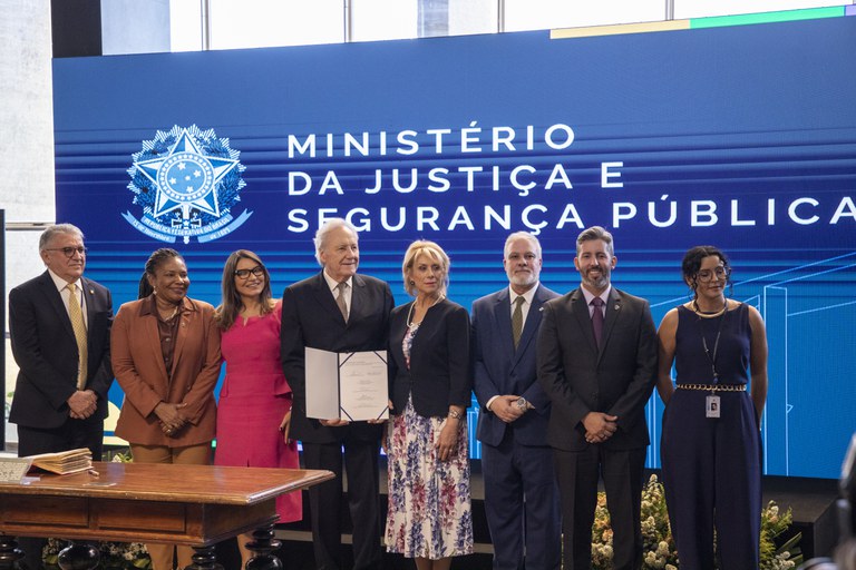 Cerimônia contou com a assinatura de protocolo de intenções entre o MJSP, o MinC, a Presidência da República e o Iphan. Foto: Vítor Vasconcelos/Secom-PR