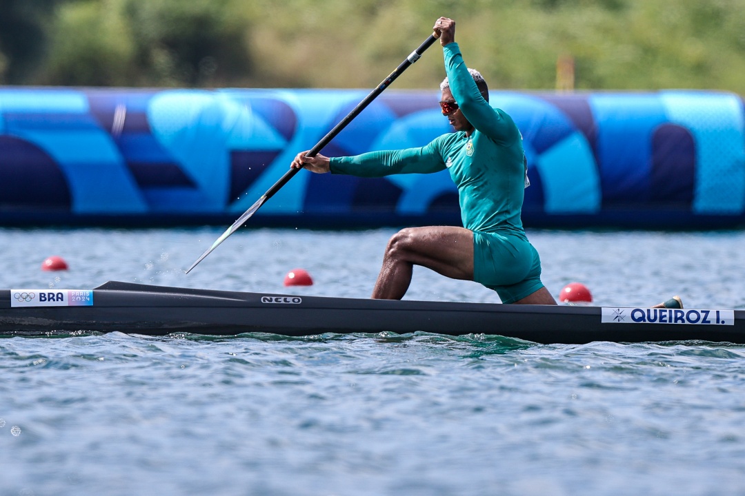 Isaquias garantiu vaga na semifinal do K1 1.000m. Foto: Wander Roberto/COB